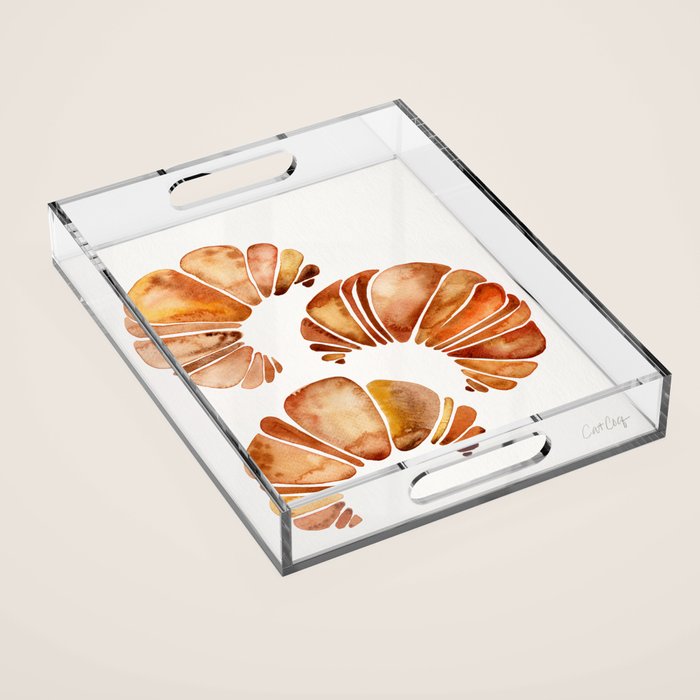 Croissant Collection Acrylic Tray Gallery Image 1