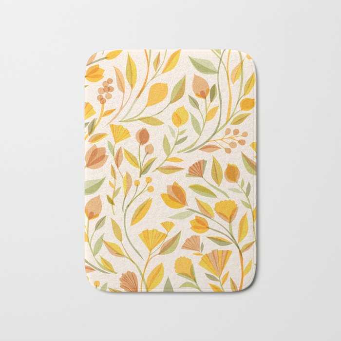My Heart Blooms {Wilderness} Wild Flowers Bath Mat Gallery Image 1