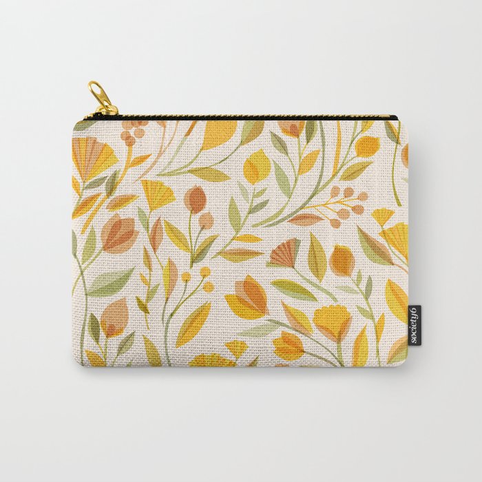 My Heart Blooms {Wilderness} Wild Flowers Carry All Pouch Gallery Image 1