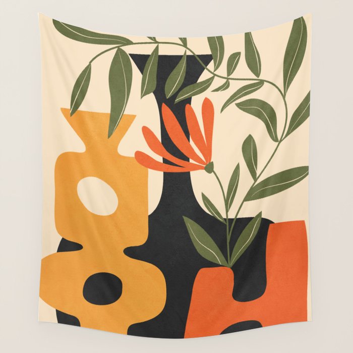 Shapes in Bloom 3 Wall Tapestry Gallery Image 4