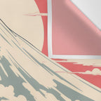 Cherry Blossom Fuji Shrine Wall Tapestry Gallery Image 3