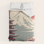 Cherry Blossom Fuji Shrine Comforter Gallery Image 6