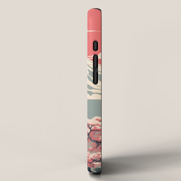 Cherry Blossom Fuji Shrine iPhone Case Gallery Image 2