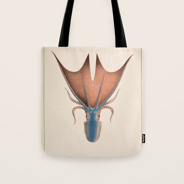 Art from "Mollusques Méditeranéens" by Jean Baptiste Vérany, 1851 (Benefitting The Nature Conservancy) Tote Bag Gallery Image 1