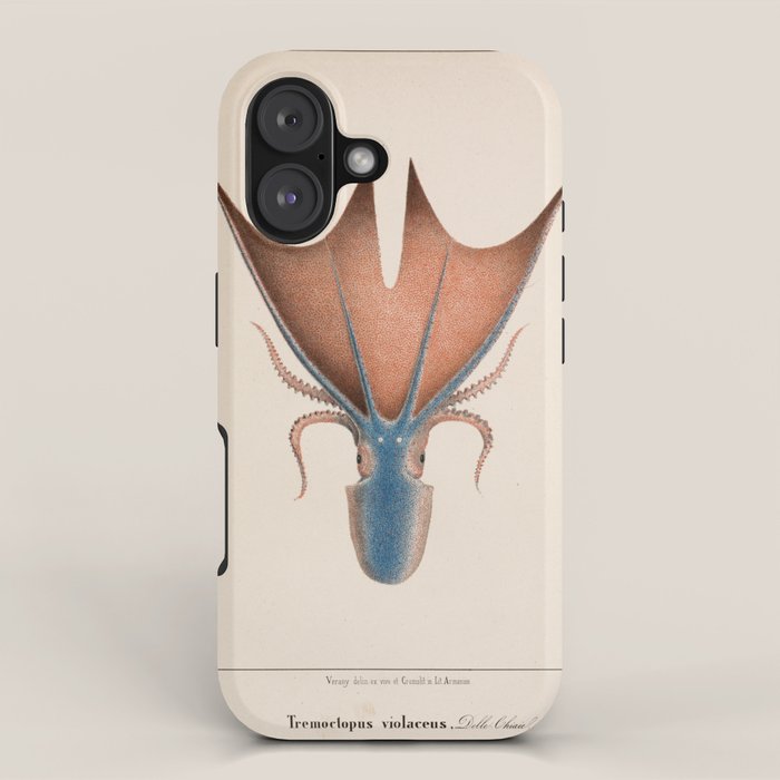 Art from "Mollusques Méditeranéens" by Jean Baptiste Vérany, 1851 (Benefitting The Nature Conservancy) iPhone Case Gallery Image 1