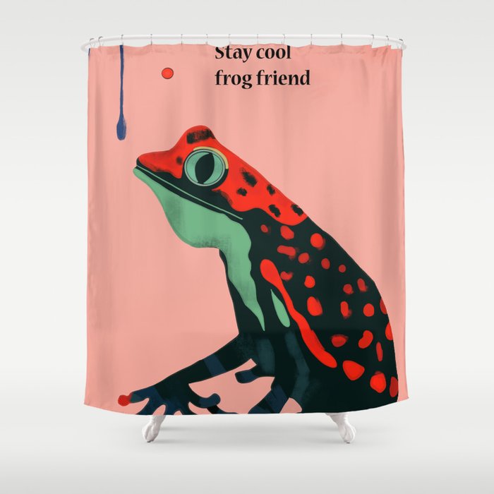 Stay Cool Shower Curtain Gallery Image 1