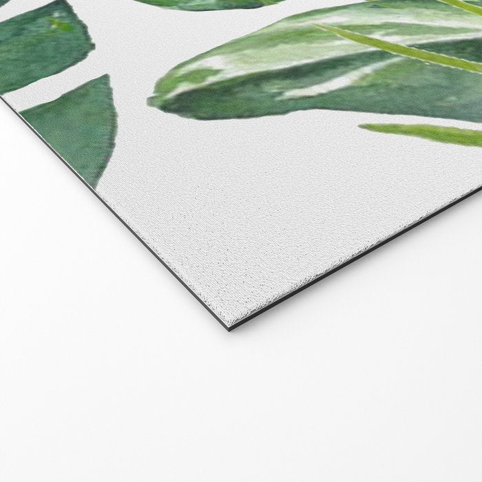 Monstera Leaves Welcome Mat Gallery Image 2