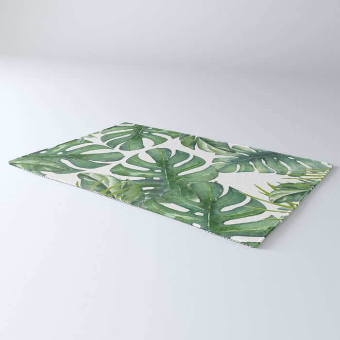 Monstera Leaves Rug Gallery Image 3