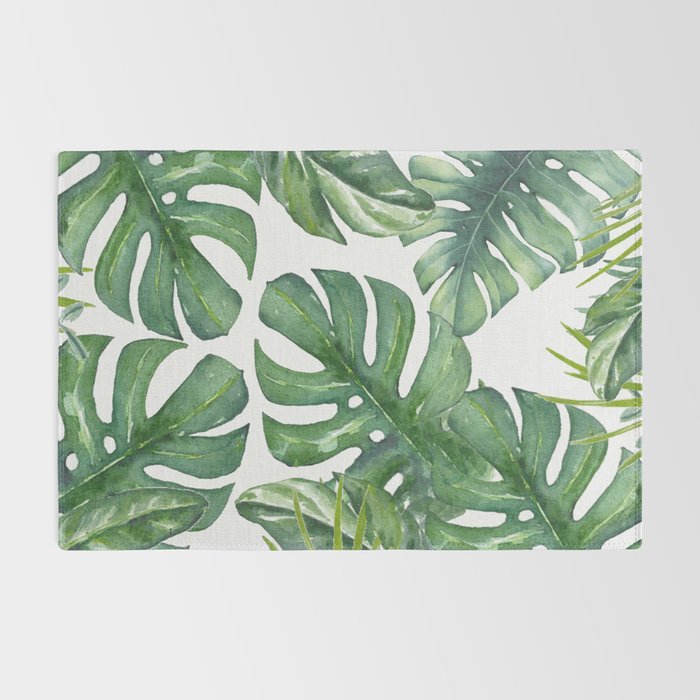 Monstera Leaves Rug Gallery Image 2