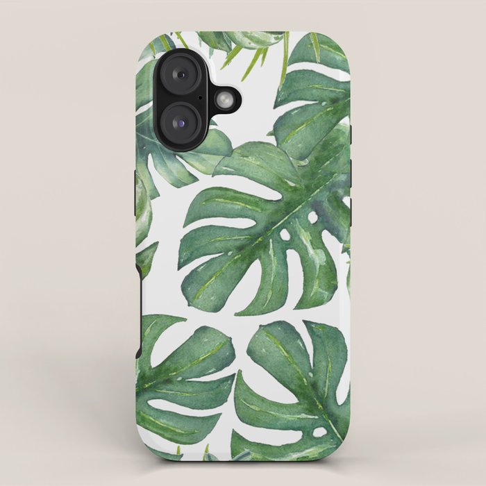 Monstera Leaves iPhone Case Gallery Image 1