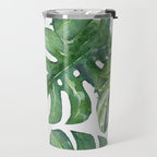 Monstera Leaves Travel Mug Gallery Image 2