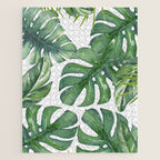 Monstera Leaves Jigsaw Puzzle Gallery Image 1
