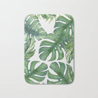 Monstera Leaves Bath Mat Gallery Image 1
