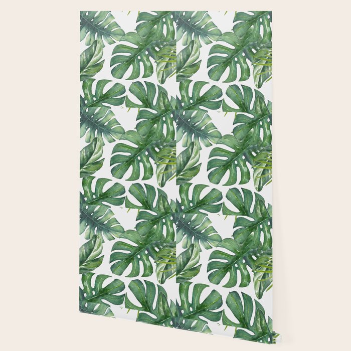 Monstera Leaves Wallpaper Gallery Image 2