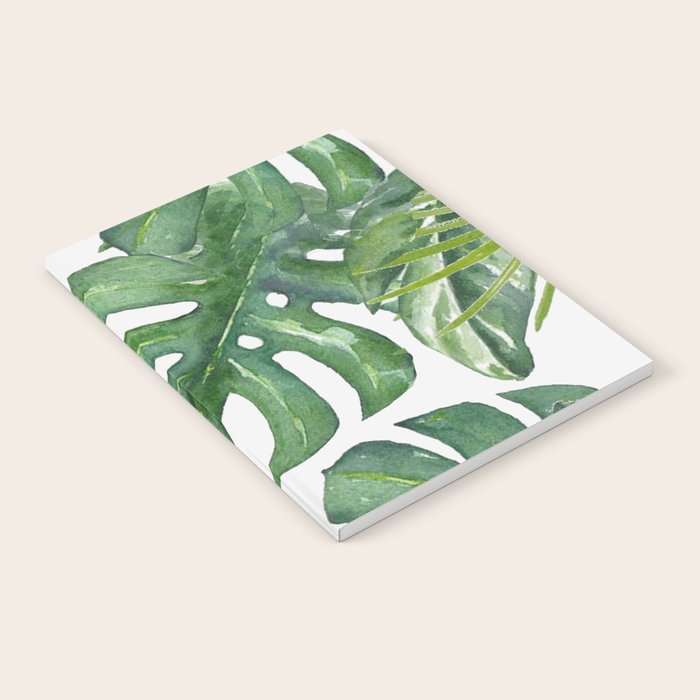 Monstera Leaves Notebook Gallery Image 2