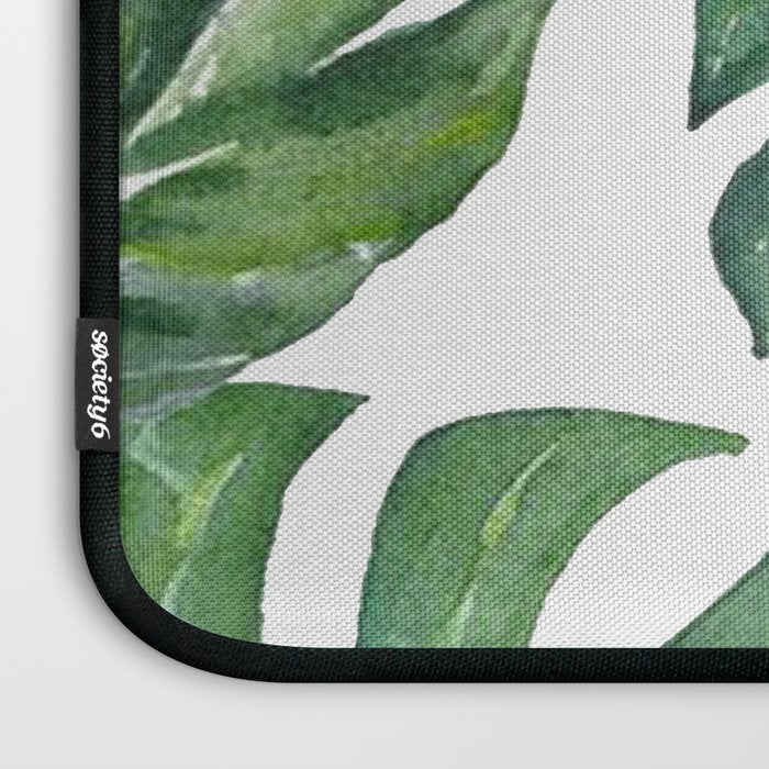 Monstera Leaves Laptop Sleeve Gallery Image 3