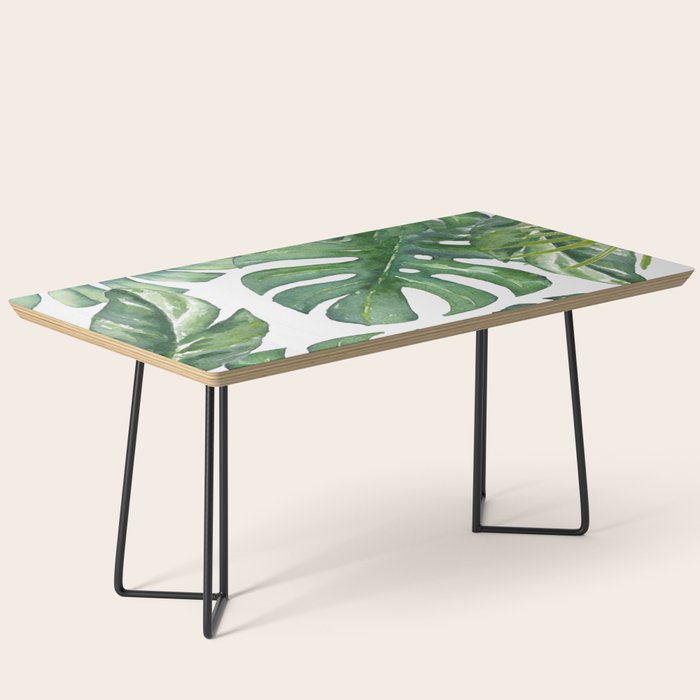 Monstera Leaves Coffee Table Gallery Image 1