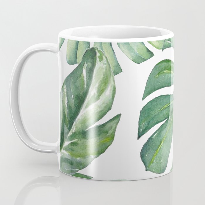 Monstera Leaves Coffee Mug Gallery Image 3