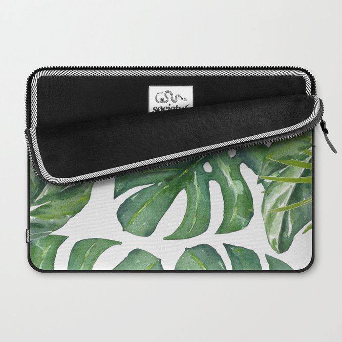Monstera Leaves Laptop Sleeve Gallery Image 2