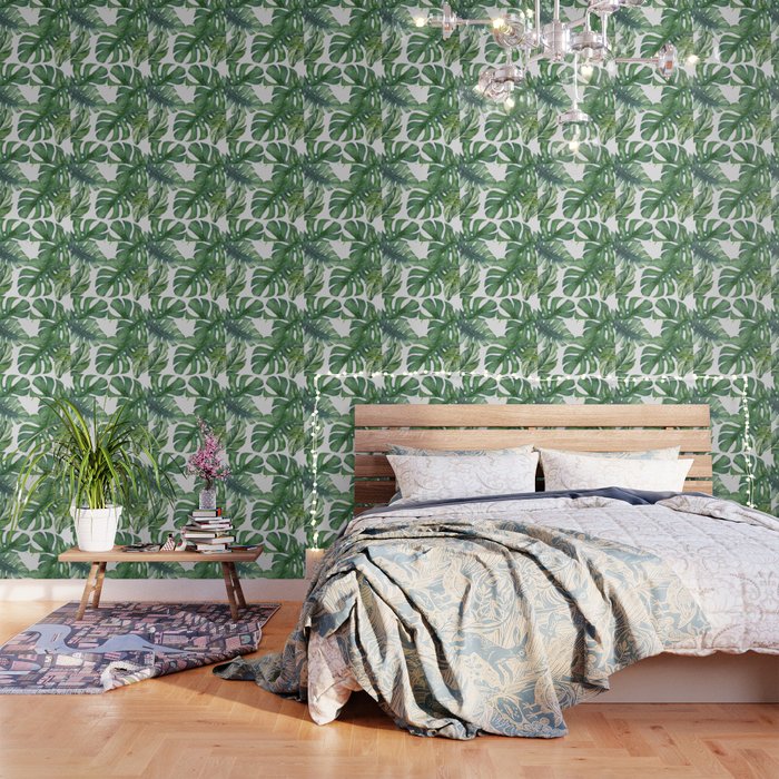 Monstera Leaves Wallpaper Gallery Image 1
