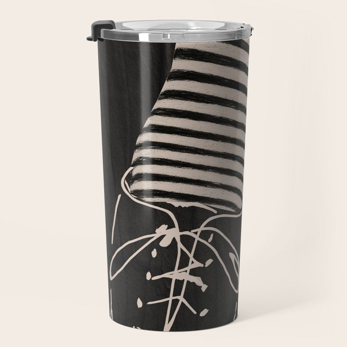 Good Mood  Line Art Travel Mug Gallery Image 3