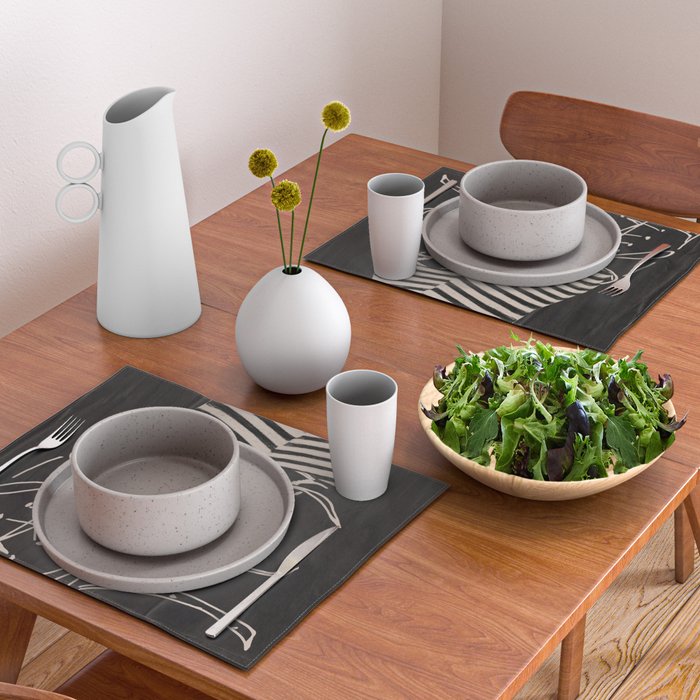 Good Mood  Line Art Placemat Gallery Image 2