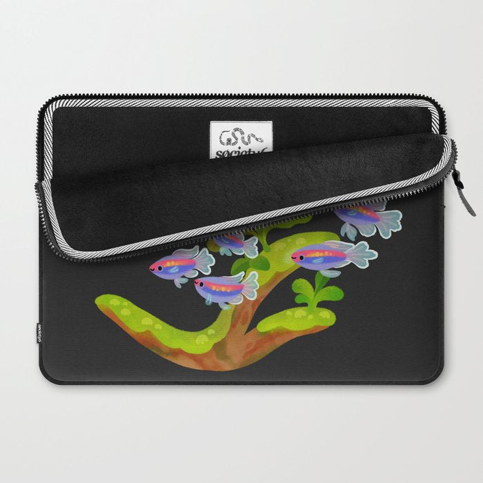 Freshwater fish and plants 1 Laptop Sleeve Gallery Image 2