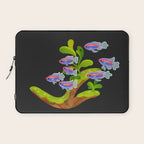 Freshwater fish and plants 1 Laptop Sleeve Gallery Image 1
