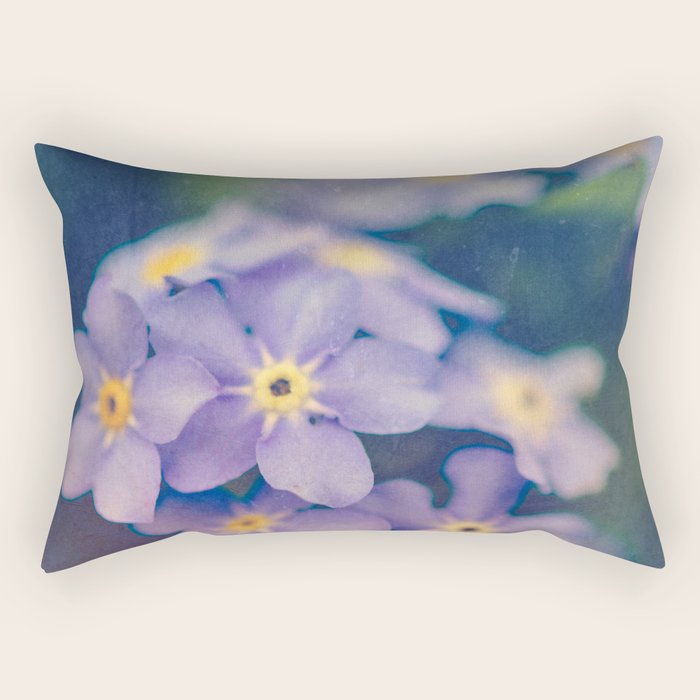 Forget Me Not Rectangular Pillow Gallery Image 1