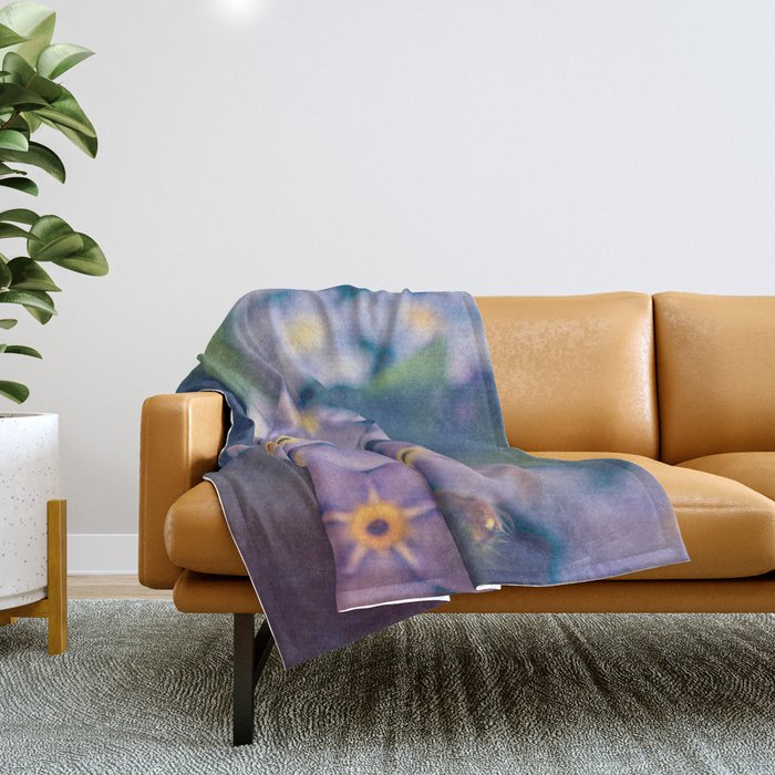 Forget Me Not Throw Blanket Gallery Image 1