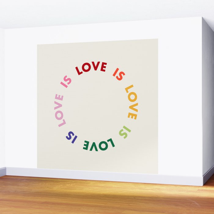 Love Is Love Wall Mural Gallery Image 2