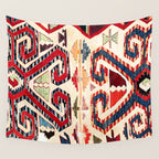 Konya Antique Turkish Kilim Print Wall Tapestry Gallery Image 4