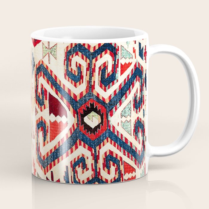 Konya Antique Turkish Kilim Print Coffee Mug Gallery Image 1