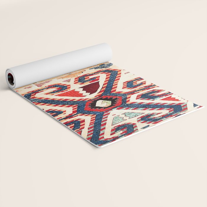 Konya Antique Turkish Kilim Print Yoga Mat Gallery Image 2