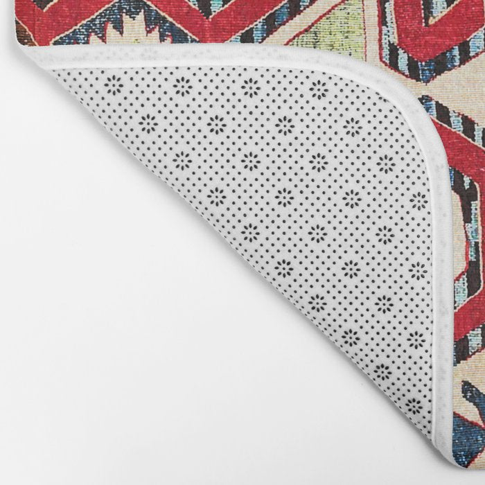Konya Antique Turkish Kilim Print Bath Mat Gallery Image 2