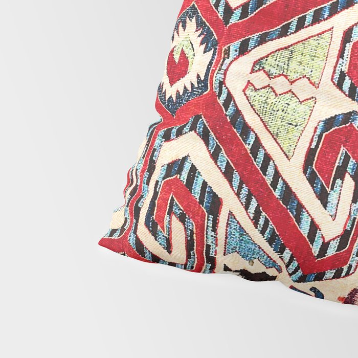 Konya Antique Turkish Kilim Print Pillow Sham Gallery Image 4