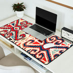 Konya Antique Turkish Kilim Print Desk Mat Gallery Image 2
