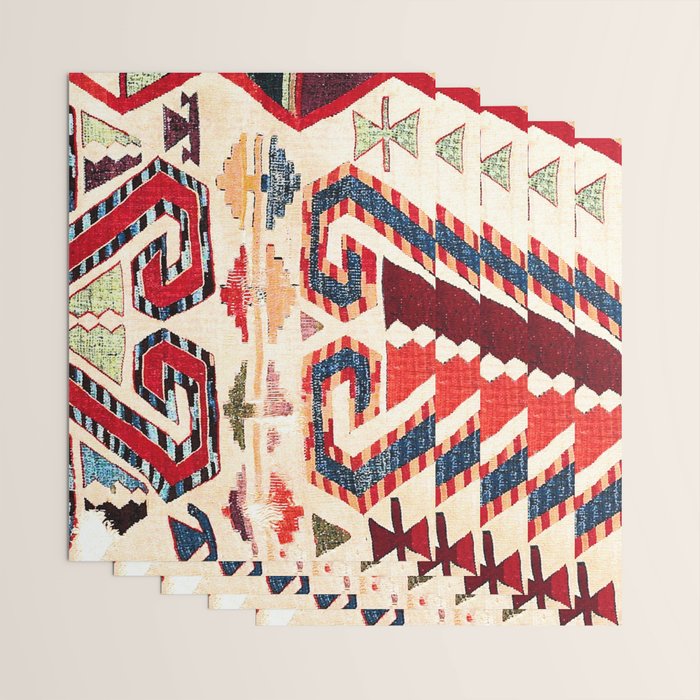 Konya Antique Turkish Kilim Print Wrapping Paper Gallery Image 3