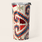 Konya Antique Turkish Kilim Print Travel Mug Gallery Image 2