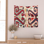 Konya Antique Turkish Kilim Print Wall Tapestry Gallery Image 2