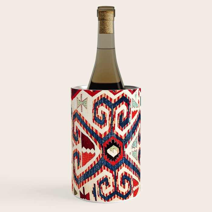 Konya Antique Turkish Kilim Print Wine Chiller Gallery Image 3