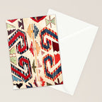 Konya Antique Turkish Kilim Print Stationery Card Gallery Image 2