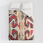 Konya Antique Turkish Kilim Print Duvet Cover Gallery Image 6
