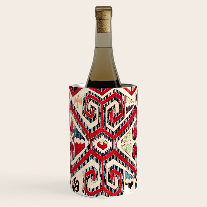 Konya Antique Turkish Kilim Print Wine Chiller Gallery Image 2