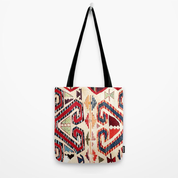 Konya Antique Turkish Kilim Print Tote Bag Gallery Image 2