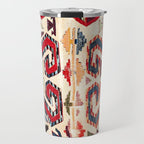 Konya Antique Turkish Kilim Print Travel Mug Gallery Image 1