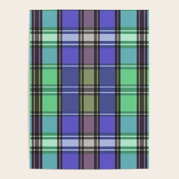 Fusion Colorful Toned Grids B Poster Gallery Image 1