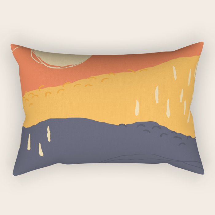 Sunrise Mountain Rectangular Pillow Gallery Image 2