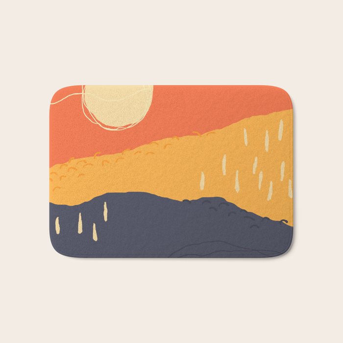 Sunrise Mountain Bath Mat Gallery Image 1