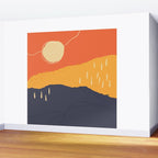 Sunrise Mountain Wall Mural Gallery Image 2
